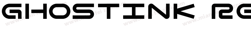 Ghostink Regular字体转换